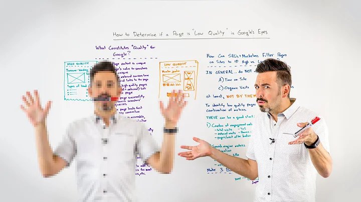 How to Determine if a Page is "Low Quality" in Google's Eyes - Whiteboard Friday