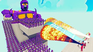 150x MEGATRON + 2x GIANT vs 3x EVERY GOD  Totally Accurate Battle Simulator TABS