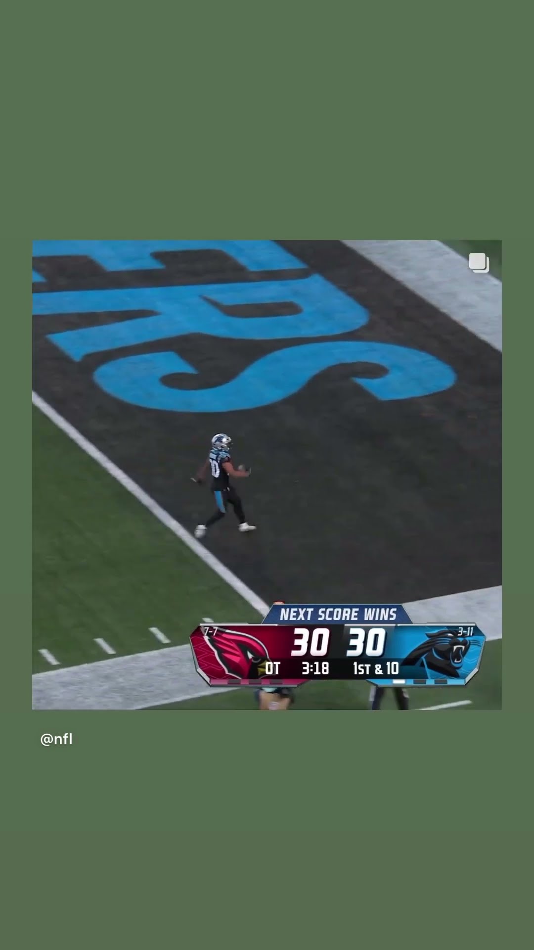 Dancing into the end zone #hoodnews #ChubaHubbard #panthers #arizonacardinals #football #omg #how