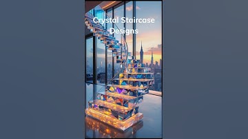 Crystal Staircase Design 2025 and Beyond #staircasedesign #staircase #interiordesign  #crystal