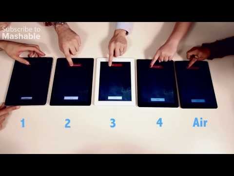 iPad Air vs. every iPad EVER | Mashable
