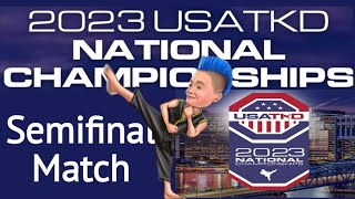 2023 USA Taekwondo National Championship Semifinal Match #taekwondo #sparring #martialarts #tkd