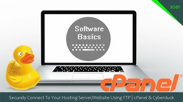 Securely Connect To Your Hosting Server  Website Using FTP    cPanel and Cyberduck
