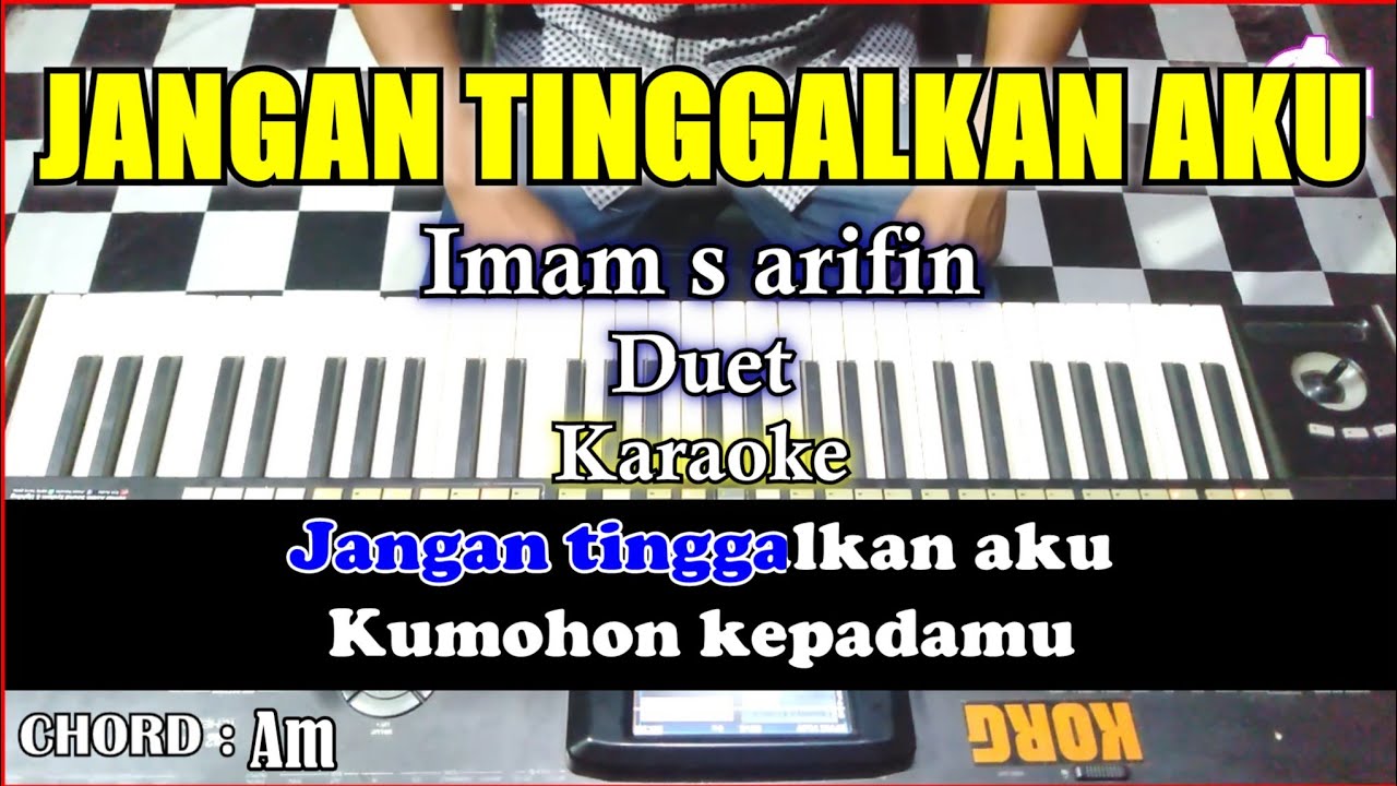 JANGAN TINGGALKAN AKU Karaoke Imam S Arifin | Cover Korg Pa3x 