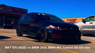 Mk7 Gti Vs Camaro Ss, Bmw M4, New Supra Bmw