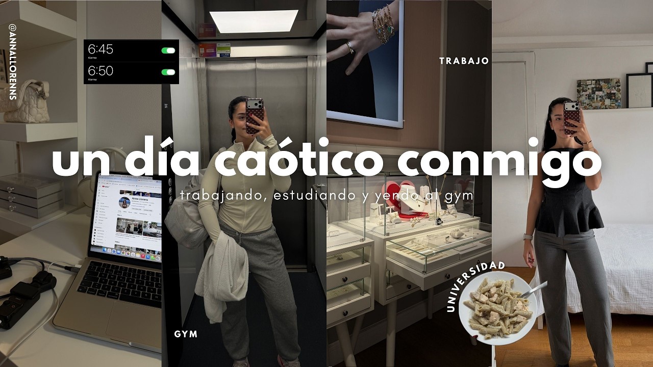 un día caótico conmigo de muchas cosas |  como empecé a trabajar en Tous, universidad, gym y rutina