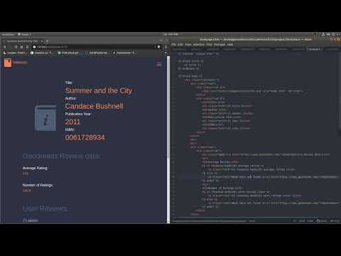 CS50 Web - Project 1 - Books