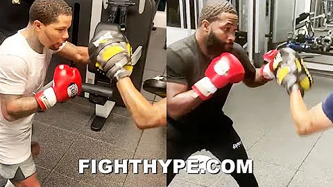 GERVONTA DAVIS SHARPSHOOTING WITH ADRIEN BRONER; L...