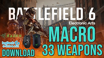 Battlefield 6 No Recoil Macro Script (Logitech, Razer)