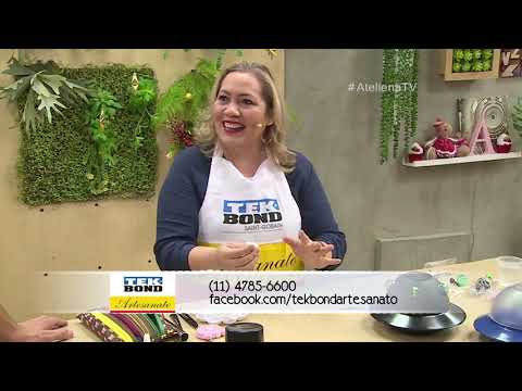 Ateliê na TV - Rede Vida - 13.12.2018 - Hellen Dantas e Cláudia Stolf