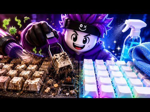 Every Keycap Was FILTHY… Until I Cleaned Them! 🧼