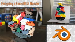 Designing Wildlife Wobble In Blender! (Balancing Game) screenshot 5