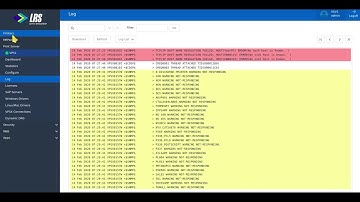 EOM Server - Overview of the admin console
