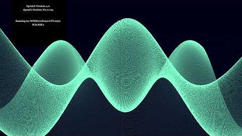 OpenGL-OpenCL InterOp - Sin wave #hpp #opengl #opencl