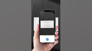Store Business Cards on Your Device | Best Business Card Scanner App for iPhone