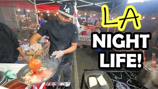 What LOS ANGELES STREET FOOD Looks Like! Alameda Night Market Tour!