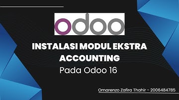 Instalasi Modul Ekstra Accounting Pada Odoo 16