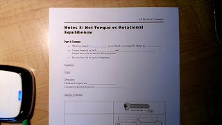 Celebrity Notes 3: Net Torque (Part 1) Profile