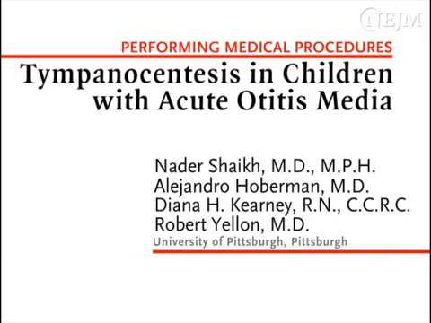 Tympanocentesis in Otitis Media YouTube