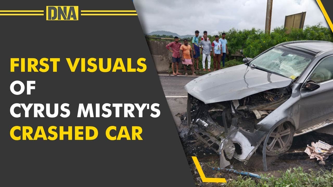 WATCH First visuals Of Cyrus Mistry's Car Which Crashed Cyrus Mistry