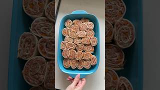 I can’t stop eating these Ground Beef Tortilla Roll Ups ✨ #easyrecipe #shorts