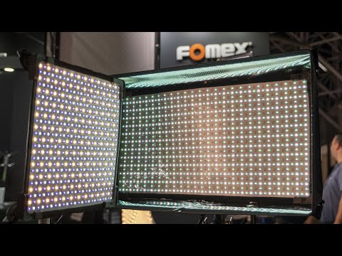 Fomex recently launched new 1x1 and 2x1 RGBWW flexible LED panels: the 60W Flexcolor FC600 and the 120W FC1200.Read more: https://www.cined.com/fomex-flexcol...