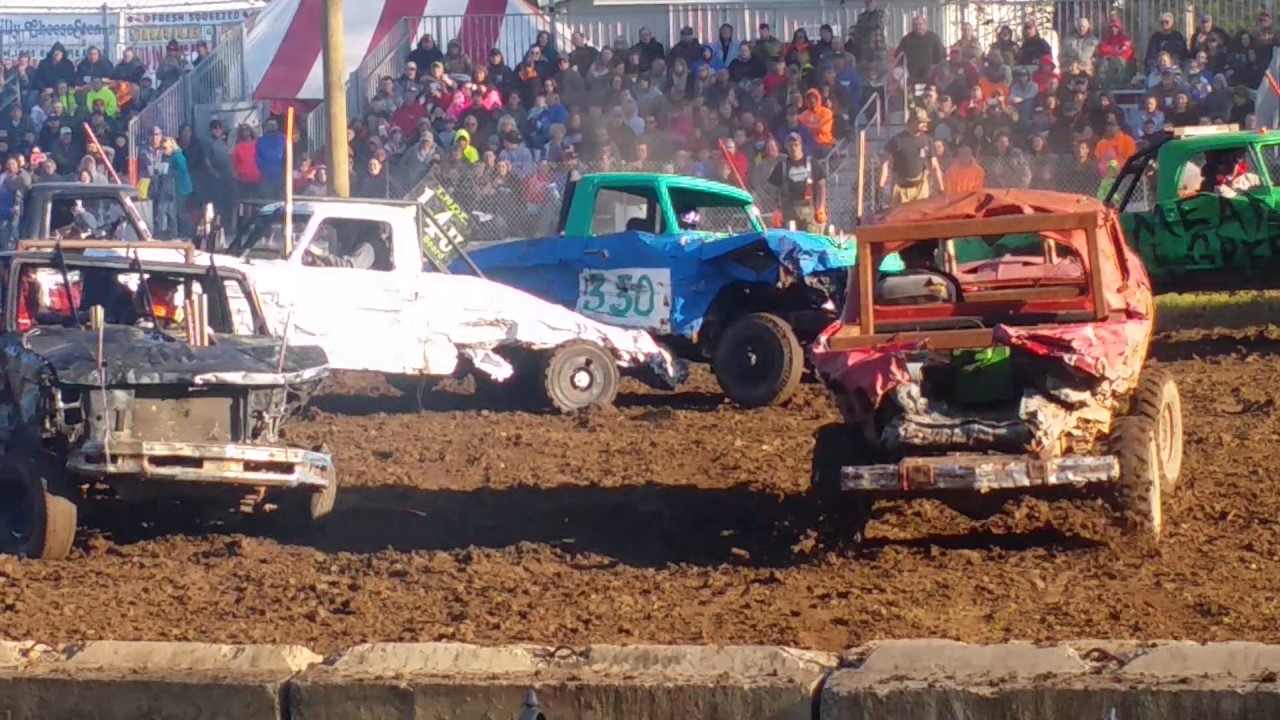 Demolition derby Travis board cayuga YouTube
