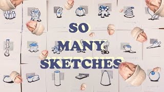 ✏️ So. Many. Sketches. // RISD Industrial Design
