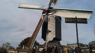 Netherlands Leiden Rembrandt's father's Windmill #windmill #netherlands #landmark #history #nl