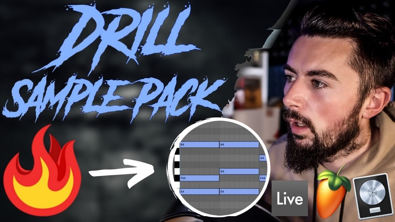 The 1 Cymatics DRILL LOOP KIT Drill Drum Kit 808 Slides, MIDI's