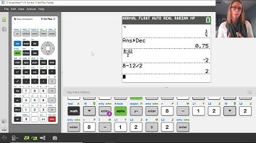 Fraction Basics with the TI-84 Plus CE-T