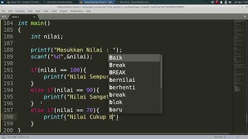Pemrograman C Dasar : Percabangan if else if
