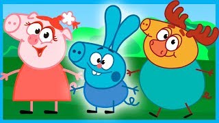 Свинка Пеппа - Смешарики - Киндер Сюрприз - Крош, Нюша и Лосяш - Мультик для детей - Peppa Pig