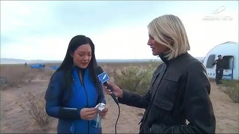 Research scientist Amanda Nguyen after successful Blue Origin flight to space in all female crew | C