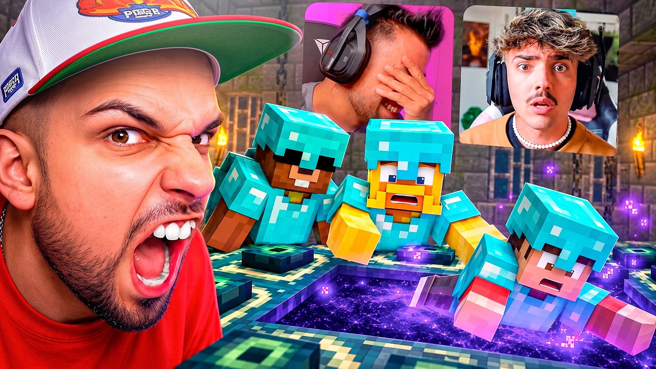 Auronplay MUERE a punto de pasarnos MINECRAFT EXTREMO
