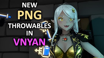 How To Use The NEW PNG Throwables In #VNyan