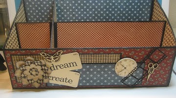 How To Make Your Own Desktop Organizer - Tutorial