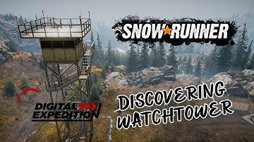Snow Runner / Black River, Michigan / Discovering Watchtower / Logitech Steering Wheel