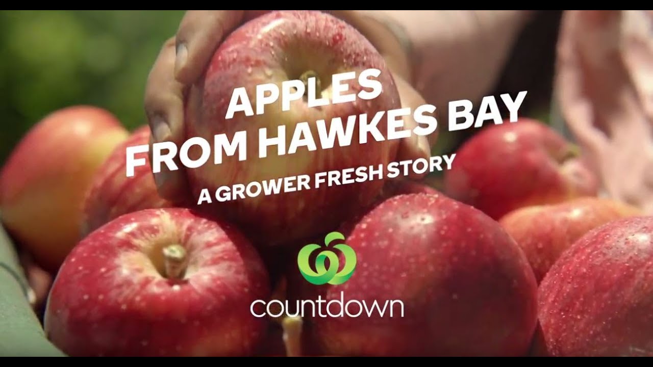 Apples from Hawkes Bay Grower Fresh Countdown YouTube
