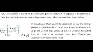 Distribution Systems Engineering Assignment 2, Q1 (Autumn 2026)