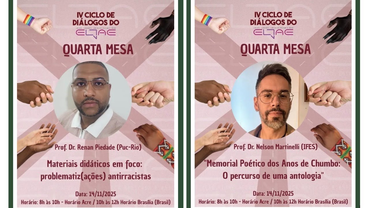 IV CICLO DE DIÁLOGOS DO ELLAE – QUARTA MESA