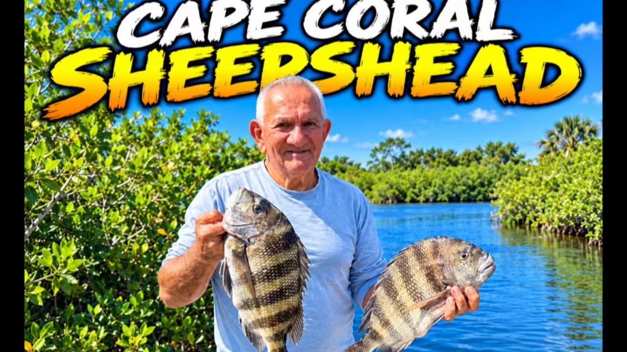 Florida Fishing early fall SHEEPSHEAD bite. Using OYSTERS for some nice size keepers.