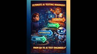 AI Testing Journey Roadmap #test #ai #artificialintelligence #automation #learning #qa #playwright