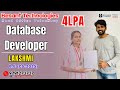 Lakshmi Gets 4 LPA Offer as Database Developer | Besant Technologies Placement Update