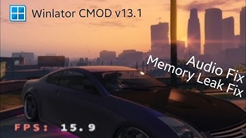 GTA V  | Winlator CMOD Settings | Fix R3