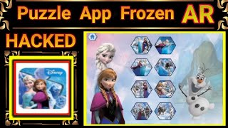 Puzzle App Frozen AR APK HACKED and flashcard screenshot 3