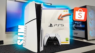 COMPREI um PLAYSTATION 5 SLIM na SHOPEE! (VERSÃO COM LEITOR DE DISCO)