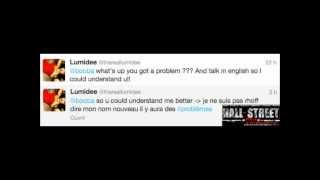 Lumidee menace Booba sur Twitter