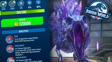 MORTEM REX POWERUP TO 27 + MORTEM REX RAID!! - Jurassic World Alive (400 subscriber special)