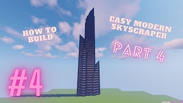 Minecraft: Modern Skyscraper Tutorial (Final part)